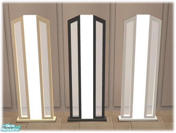 Sims 2 — Pentago Bahtroom - Floor Lamp by Bitzybus — Part of Pentago Bathroom set. Polygons: 164 Vertices: 248