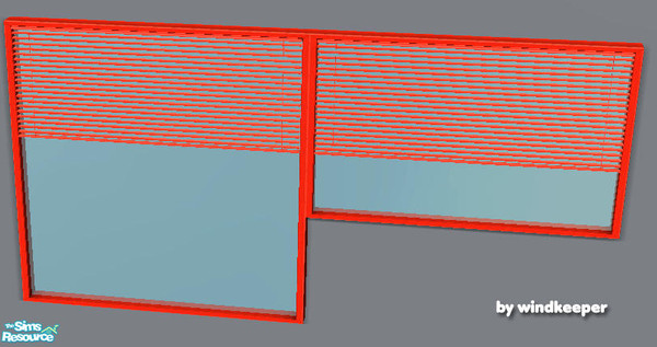 Sims 2 — HM 2-tile blinds 3 diagonal by Windkeeper — Diagonal version of "HM 2-tile blinds 3" from this set,