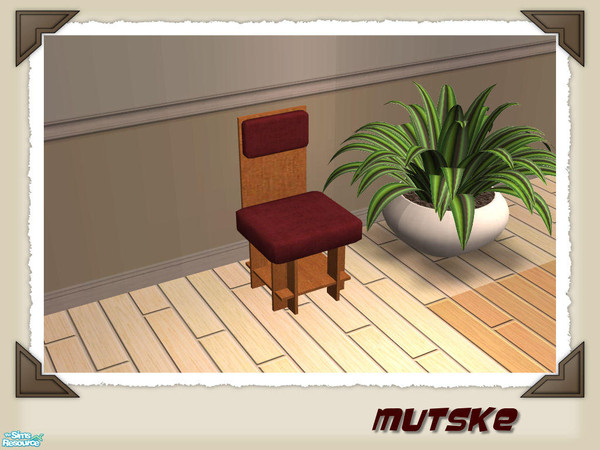 Sims 2 — Las Vegas - Diningchair cushion 1 by Mutske — Recolors from the "New York" and "Dallas" set.