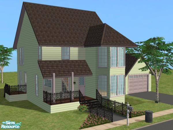 Sims 2 — 11 Trumble Road by ddgangel — This is another victorian house. Credit for the windows and doors goes to