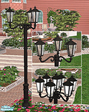 Sims 2 — 'Schinkel' Park Gas Lantern 6 by chrissy6930 — 'Schinkel' Park Gas Lantern 6. No cheatcode required for