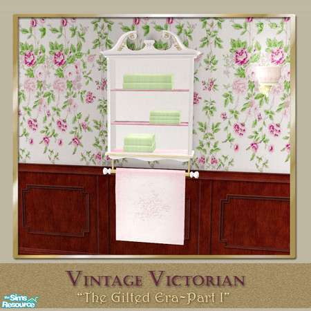 Sims 2 — Vintage Victorian Bathroom - Cabinet 02 by Cashcraft — This Vintage Victorian Bathroom, features a porcelain