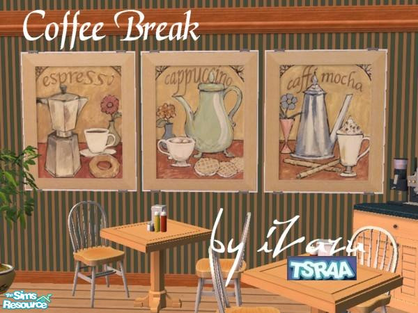 Sims 2 — Coffee Break by iZazu — Set includes 3 pictures. Enjoy! by iZazu... TSRAA