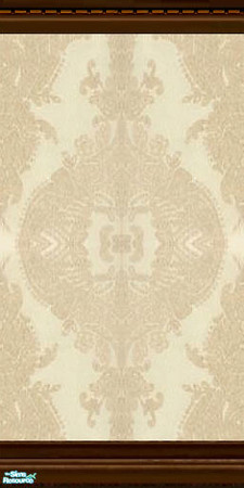 Sims 2 — Into Brown 6 by Lorah — cream wallpaper