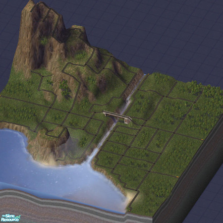 Sims 2 — Alestra by TSR Archive — A quite little sea side neighborhood. A place for the new lighthouse, and plenty of