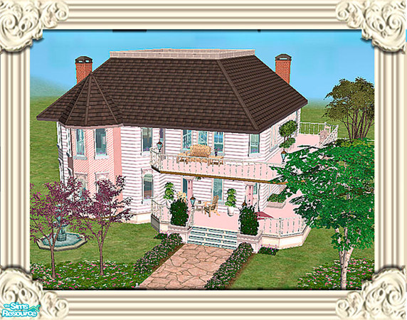 Sims 2 — Victoria Gardens 7 Furnished by Pinecat — ***REQUIRES OPEN FOR BUSINESS*** This beautifully renovated Victorian