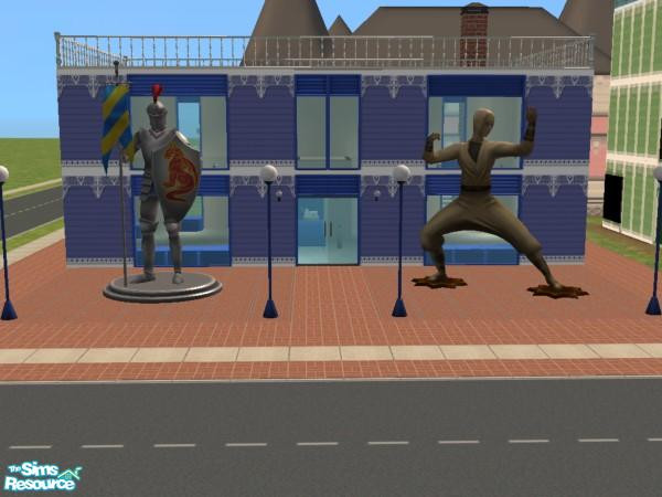 Sims 2 — All About Art by c_literati — This community lot is ready for your artist sims! You add the art. :D 
