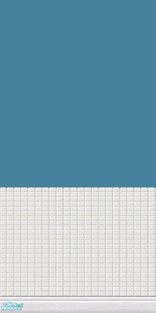 Sims 2 — Azure tile wall by Crass — TSRAA