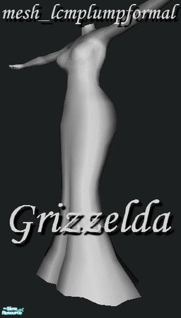 Sims 2 — mesh_lcmplumpformal by Grizzelda — This is a larger sized version of my mesh_lcmgown030506 It's perfect for the