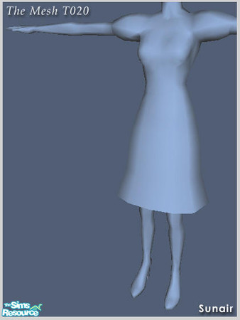 Sims 2 — Sunair Fashion T020 by Sunair — The MESH file of Sunair Fashion T020.