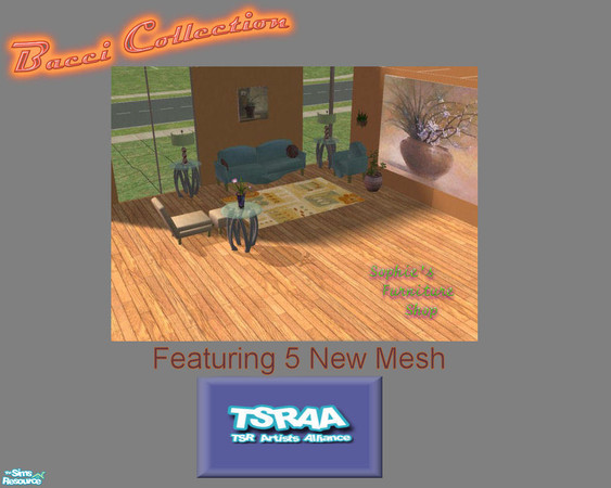 Sims 2 — The Bacci Collection   by younce135 — New from Sophie's Furniture Shop is the Bacci Collection. A Blend between