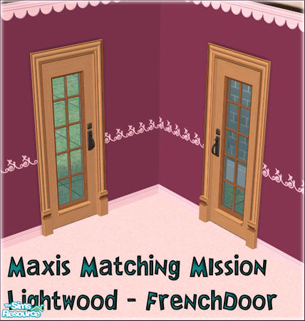 Sims 2 — Mission-Lightwood-Frenchdoor by sww — open for business required.*TSRAA*