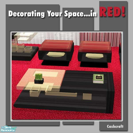 Sims 2 — Decorating Your Space...Coffeetable by Cashcraft — Coffetable for the set.