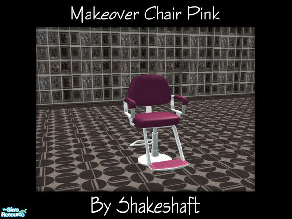 Sims 2 — Makeover Chair Pink by Shakeshaft — Part of a set of 7 new colours for your Makeover Chairs, also one recolour