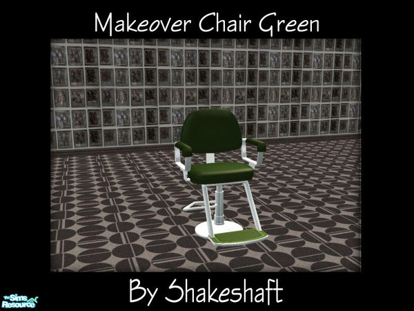 Sims 2 — Makeover Chair Green by Shakeshaft — Part of a set of 7 new colours for your Makeover Chairs, also one recolour