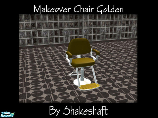 Sims 2 — Makeover Chair Golden by Shakeshaft — Part of a set of 7 new colours for your Makeover Chairs, also one recolour