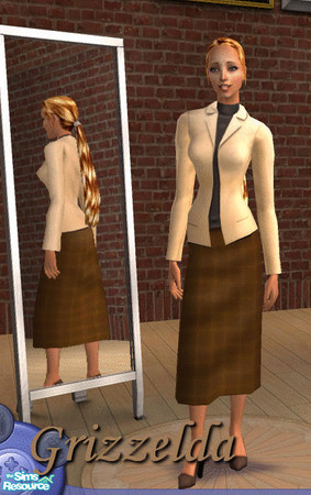 Sims 2 — Maxi Original Texture by Grizzelda — Maxi's original texture linked to the new mesh! Don't forget to grab the