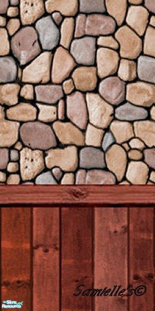 Sims 2 — jbAspenRetreatWalls303b by Samielle — Mix & Match this beautiful wall set to your lodge home in the