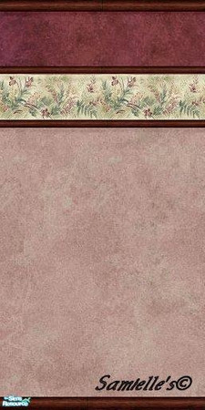 Sims 2 — jbLittleMeadowWalls292ga by Samielle — Beautiful wall for any room in your sims's home. Set consists of 6 walls