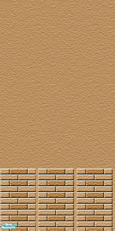 Sims 2 — Sand Half Bricks by camelia111 — Part of Exterior Collection I