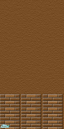 Sims 2 — Chockolate Half Bricks by camelia111 — Part of Exterior Collection I