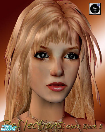 Sims 2 — Reflections - Gloss Black 3 by Lady Darkfire — A set of 4 unique and reflective eyetones in gloss black. Credit