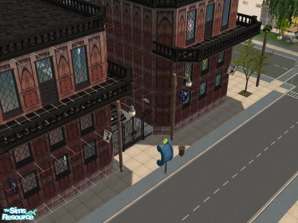 Sims 2 — Pleasure Palace by annbra — 1 bowlinghall, 2 disco, 2 large bars, one with pooltable, 1 restaurant, jukebox,