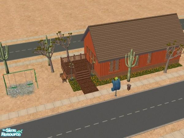 Sims 2 — Saddleback Outfitters by Crass — A small clothing shop specializing in desert wear for men and women. [uses