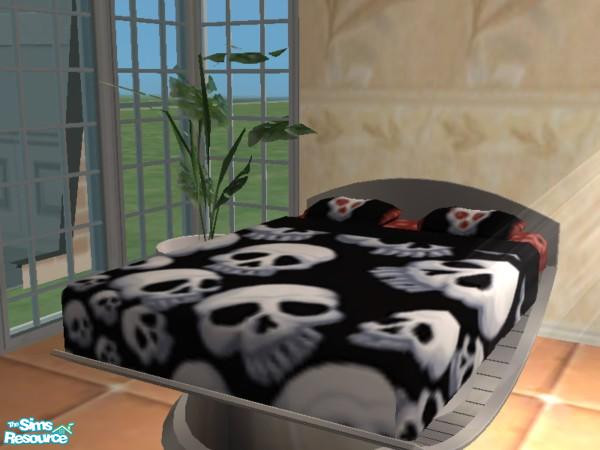 Sims 2 — Skeleton Vodoo by bluemeanie1972 — Only the bravest sims will be able to sleep under bedding made from bones!!