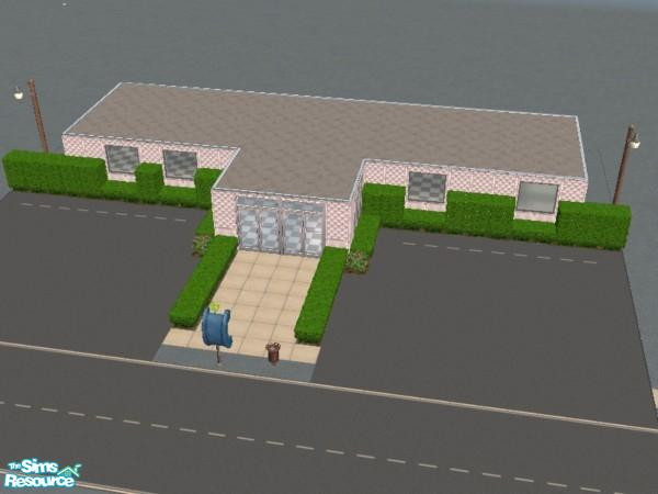 Sims 2 — The Curly Sue Diner by Crass — Looking for someplace quaint to eat at? Try Curly Sue's! Quick cuisine, a clean