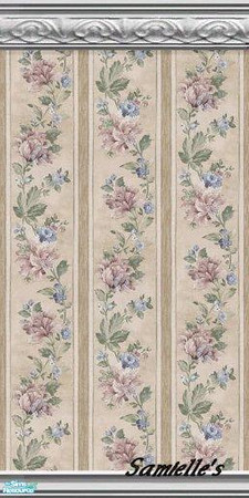 Sims 2 — jbWalls030 by Samielle — Beautiful wall for a bedroom, a day room or any room in your sim's home. Hope your like