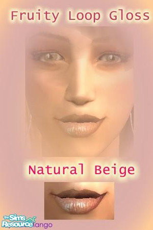 Sims 2 — Fruity Loop Gloss - Natural Beige by TSR Archive — natural Lipcolor- bebe style
