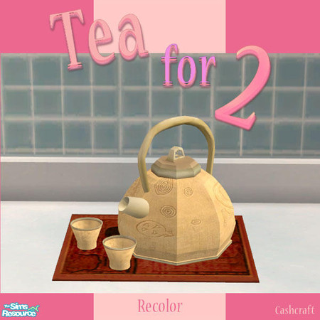 Sims 2 — Tea for 2 - Egyptian Gold by Cashcraft — Tea for 2, it's not the most romantic drink in the world, but when your