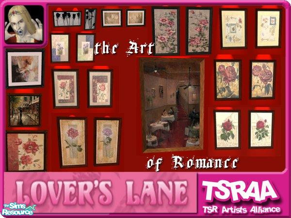 Sims 2 — The Art of Romance  by c_literati — Seventeen subtly romantic paintings. TSRAA.