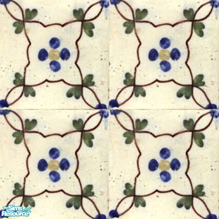 Sims 2 — Antique Tile 23 by jembaby04 — Old antique tiles to give your sims' homes that extra homey touch they deserve.
