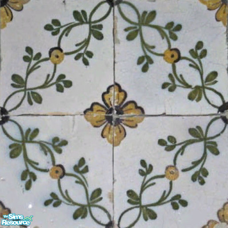 Sims 2 — Antique Tile 21 (2x2) by jembaby04 — Old antique tiles to give your sims' homes that extra homey touch they