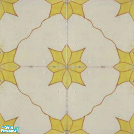 Sims 2 — Antique Tile 18 (2x2) by jembaby04 — Old antique tiles to give your sims' homes that extra homey touch they