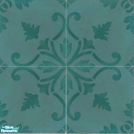 Sims 2 — Antique Tile 12 (2x2) by jembaby04 — Old antique tiles to give your sims' homes that extra homey touch they