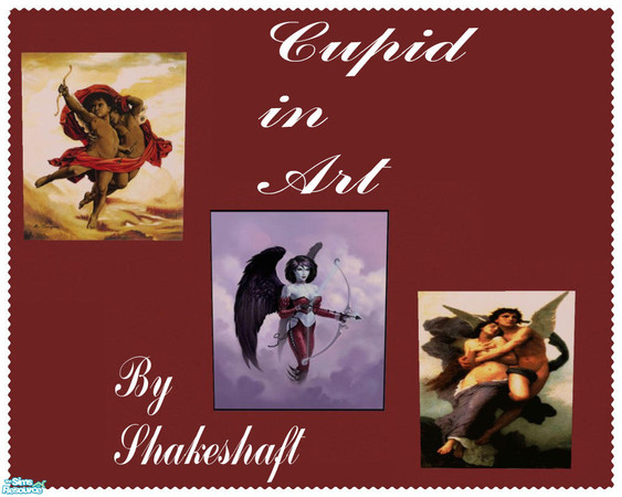 Sims 2 — Cupid Art by Shakeshaft — This is a collection of 3 different styles of Cupid in Art. 