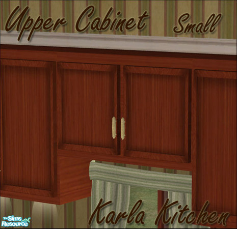 Sims 2 — Karla Kitchen Set - Short Upper Cabinet by sim_man123 — Short Upper Cabinet mesh from my Karla Kitchen Set. This