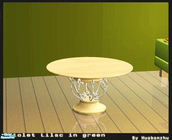 Sims 2 — Violet Lilac In Green - coffeetable by huabanzhu — 