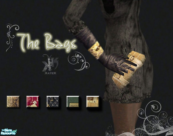 Sims 2 — The Bags by K@ — I decide to create a few stylish bags for our Sims in addition to the whole outfits :)