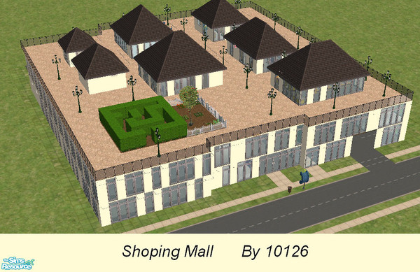 Sims 2 — Shopping Mall by 10126 —  