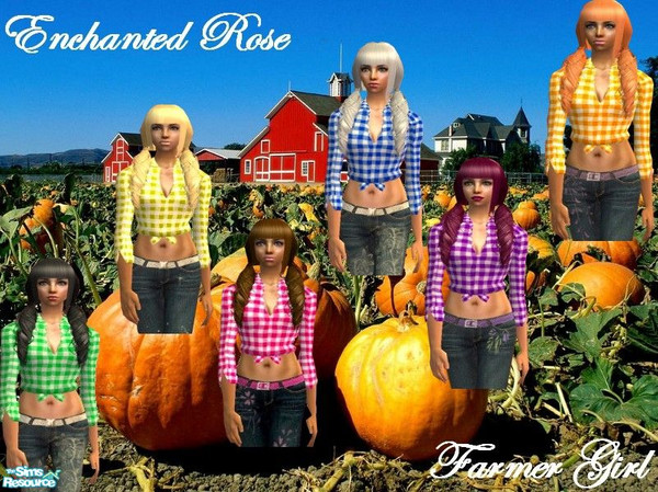 Sims 2 — Farmer Girl by EnchantedRose — 