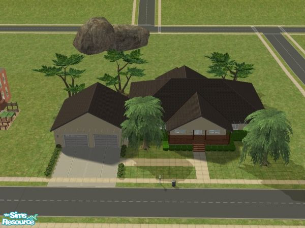 Sims 2 — 1 Simple Way by Maegen — This is a charming home boasting 3 Bedrooms with 2 bonus rooms that could become