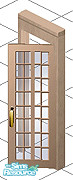 Sims 1 — Beechwood Build Set French Door by Raveena — Part of the Beechwood Build Set.