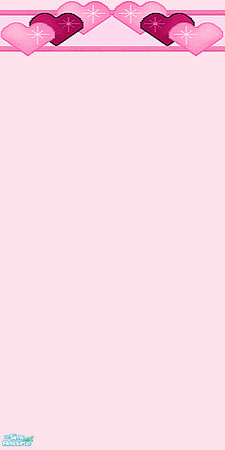 Sims 2 — Valentine Bordered by Lorah — Happy Valentines Day! Celebrate this day of romance with hearts and champagne-pink