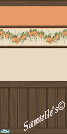 Sims 2 — jbKitchenWall401 by Samielle — Beautiful wall for your kitchen or dining area. Hope you like & enjoy!