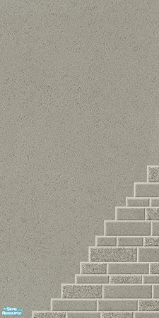 Sims 2 — Fusion - Grey wall 9 by Spaik — A set of brick walls and floors in grey that can be combined together. They tile