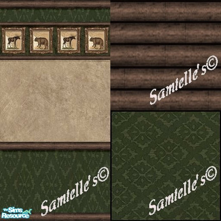 Sims 2 — Rustic Mystic 242 Set by Samielle — Nice set for rustic home. Use in den or any room of your house, camp,